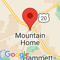 Map of Mountain Home, ID US